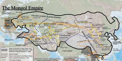 Карце гісторыі Манголіі 